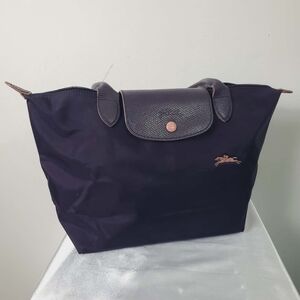 Longchamp Le Pliage Medium Top Handle Bag With Long Strap